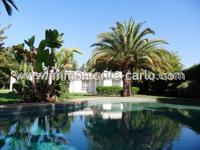 Villa à louer à Rabat avec piscine  et chauffage central