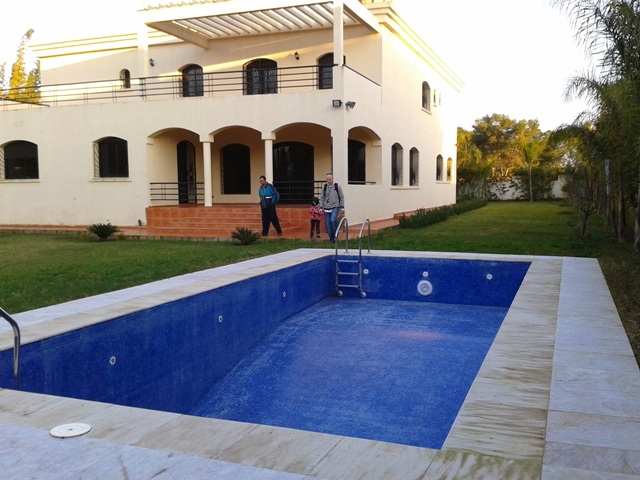Location villa avec piscine à louer à Souissi Rabat