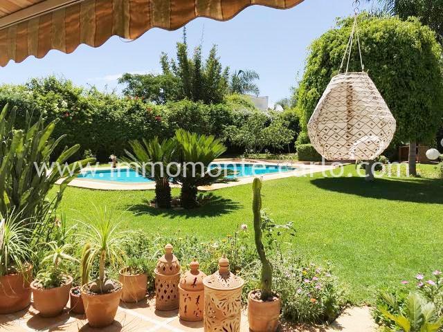 Belle villa en location à Rabat avec piscine et chauffage central