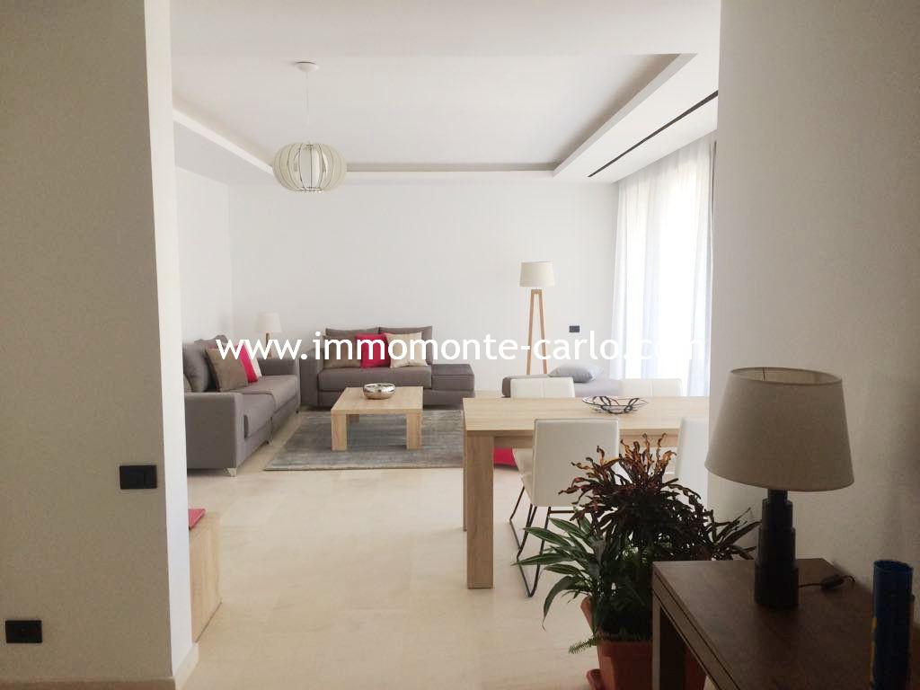 Location Appartement neuf, haut standing et meublé à orangerie souissi rabat