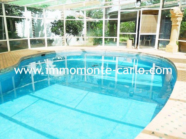 Villa avec piscine à louer au quartier Hay Riad RABAT