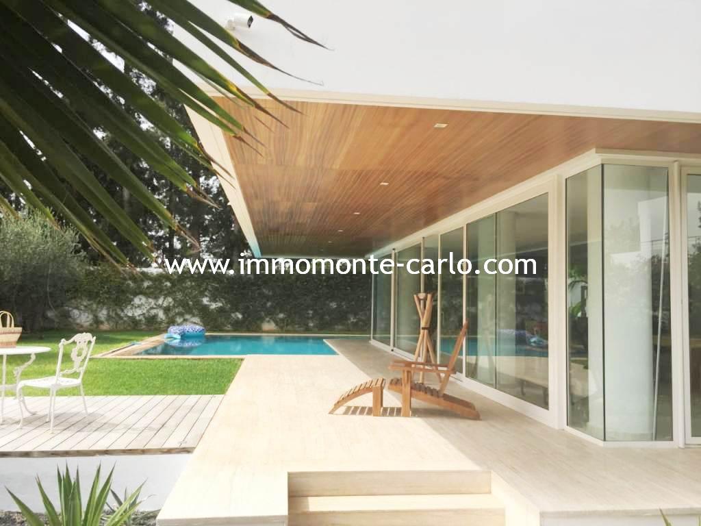 Villa d’architecte avec piscine à Rabat
