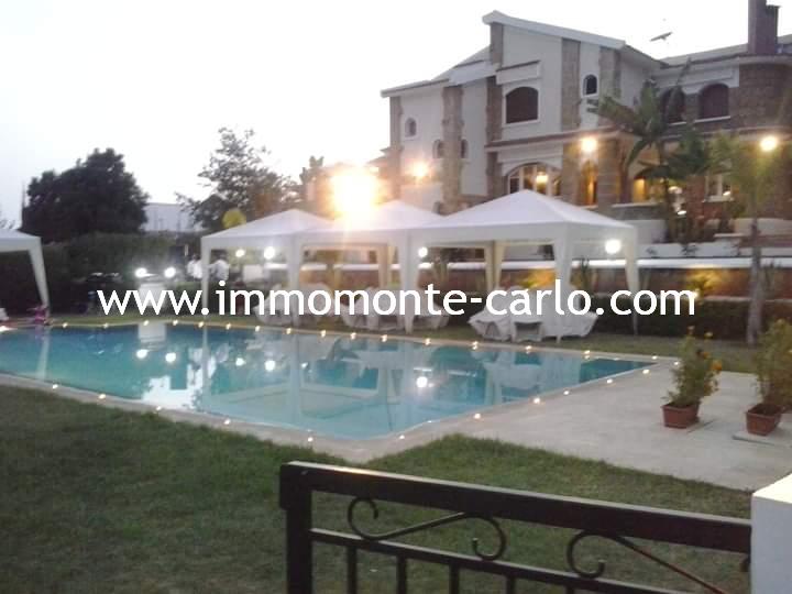 Villa Restaurant Terrain avec vue panoramique à vendre Rabat