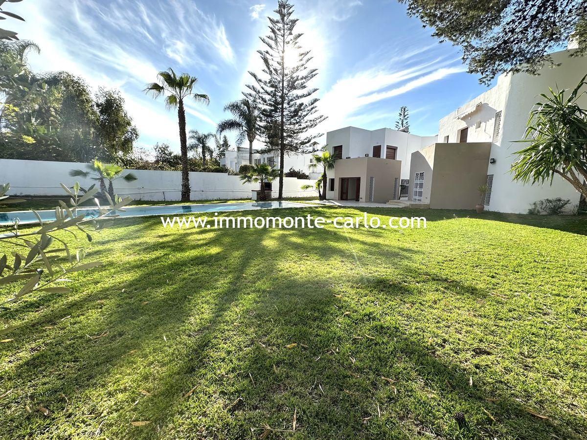 Superbe Villa de Luxe à Louer Rabat Souissi